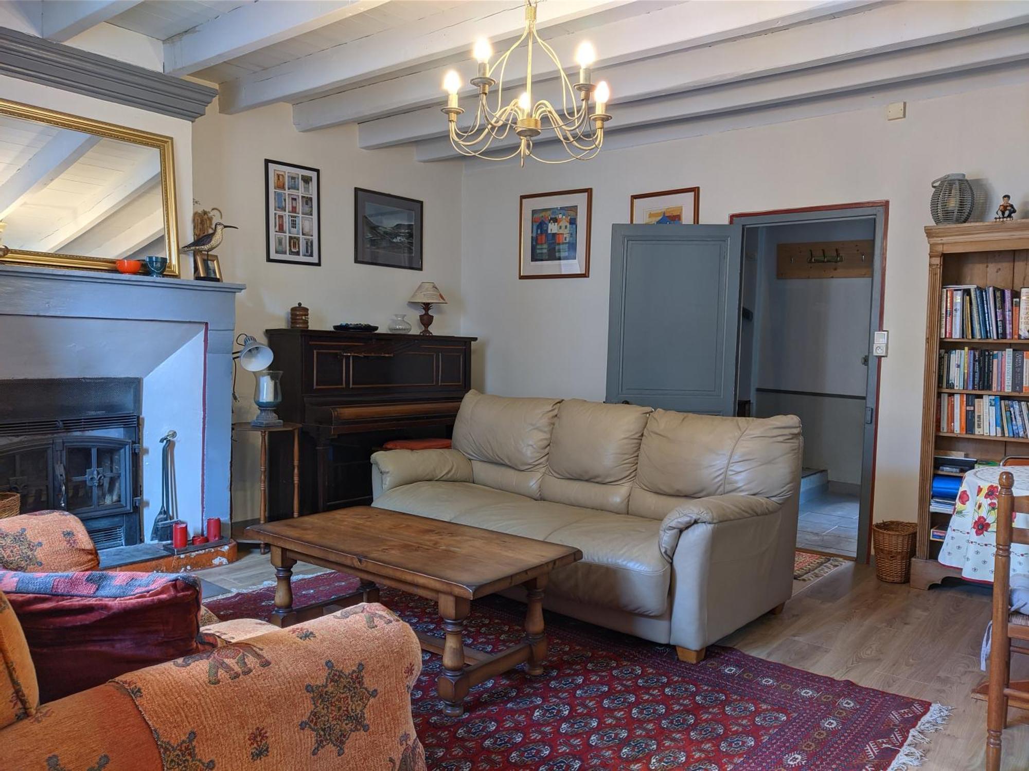 Villa Les Volets Bleus Arçais Esterno foto