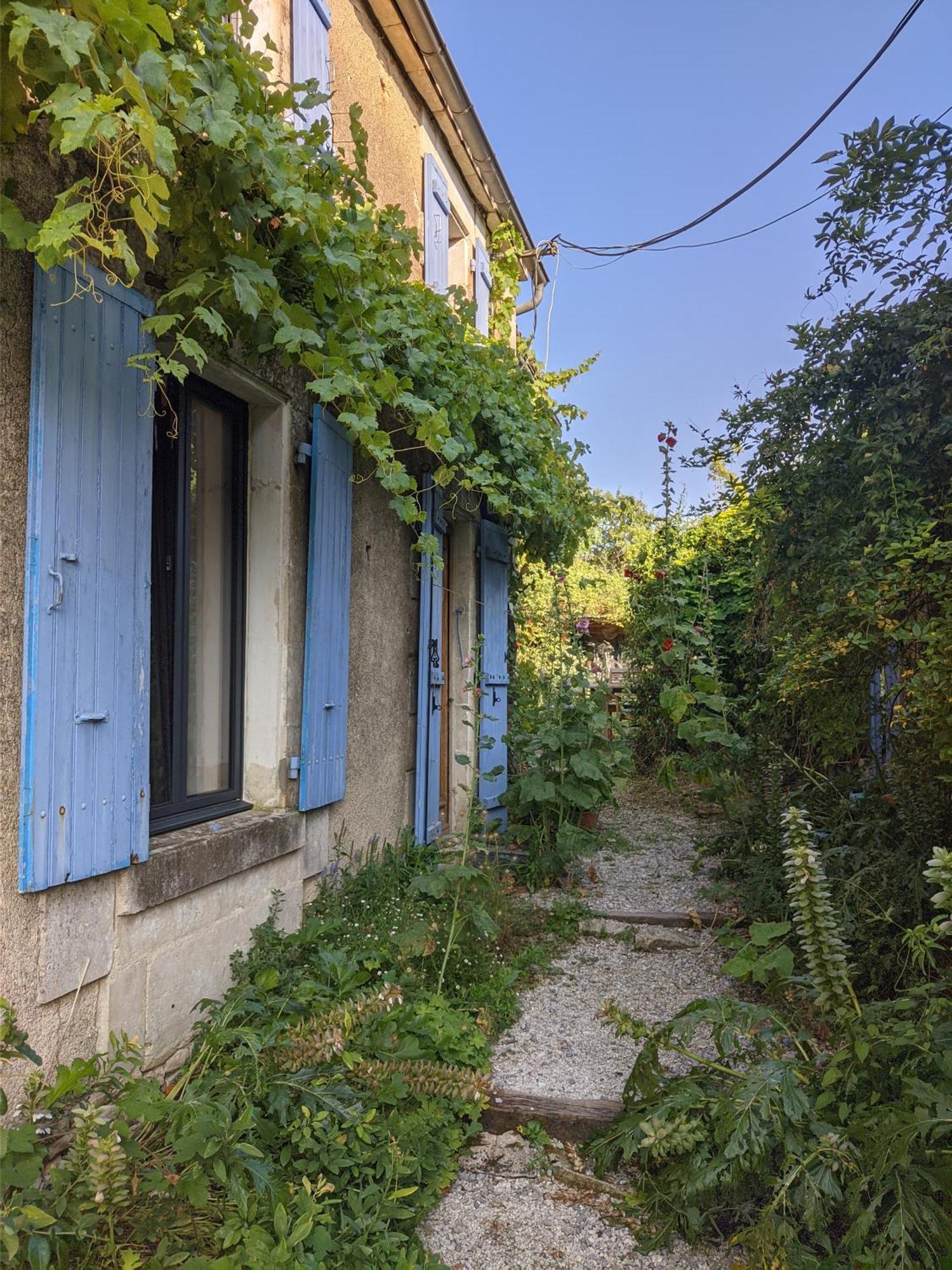 Villa Les Volets Bleus Arçais Esterno foto